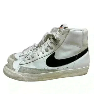 Nike Blazer Mid '77 Vintage White Black Suede Sneaker BQ6806-100 Retro Mens Sz 9